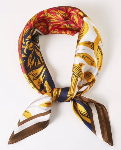 gold leaf scarf